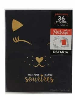 Album Photos Chat 16.5X13Cm - Ostaria