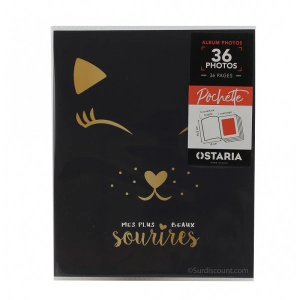 Album Photos Chat 16.5X13Cm - Ostaria 1 Album Photos Chat 16.5X13Cm - Ostaria