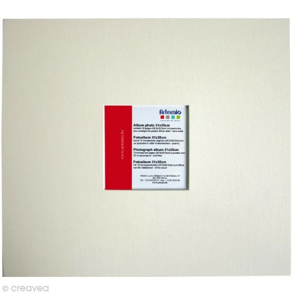 Artemio Album Pour Scrapbooking - Ecru - 31 X 35 Cm 1 Artemio Album Pour Scrapbooking - Ecru - 31 X 35 Cm