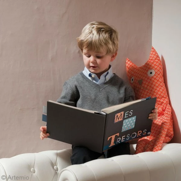 Artemio Album Pour Scrapbooking - Gris Anthracite - 21 X 25 Cm 2 Artemio Album Pour Scrapbooking - Gris Anthracite - 21 X 25 Cm – Image 2