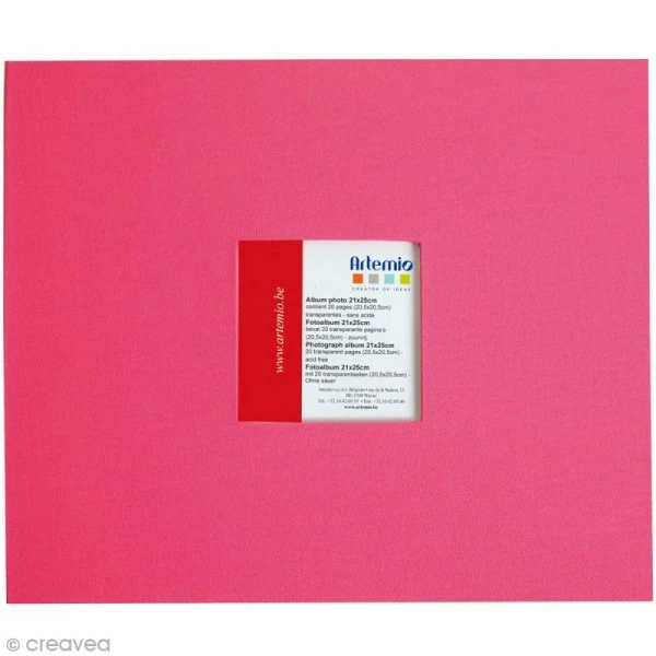 Artemio Album Pour Scrapbooking - Rose Fuchsia - 21 X 25 Cm 1 Artemio Album Pour Scrapbooking - Rose Fuchsia - 21 X 25 Cm