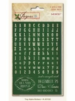 Joyous Alphabet Autocollant Noël