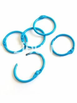Zibuline Anneaux De Reliure 25 Mm - Bleu Cyan