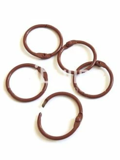 Zibuline Anneaux De Reliure 25 Mm - Marron
