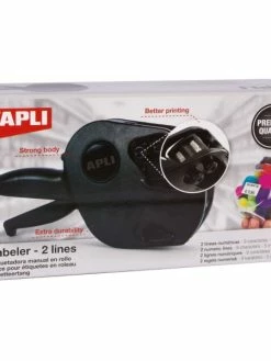 APLI AGIPA - Pince à étiqueter 102365, 2 Lignes, 9 Chiffres