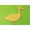 La Boutique D'Isacrea APPLIQUE EN BOIS BALTIQUE : Canard 75 * 65 Mm