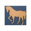 La Boutique D'Isacrea APPLIQUE EN BOIS BALTIQUE : Cheval 12*9 Cm (n°2)