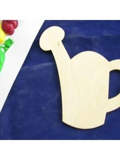 La Boutique D'Isacrea APPLIQUE EN BOIS BALTIQUE CONTREPLAQUE COLLE : Arrosoir