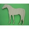 La Boutique D'Isacrea APPLIQUE EN BOIS BALTIQUE CONTREPLAQUE COLLE : Cheval 9*7 Cm