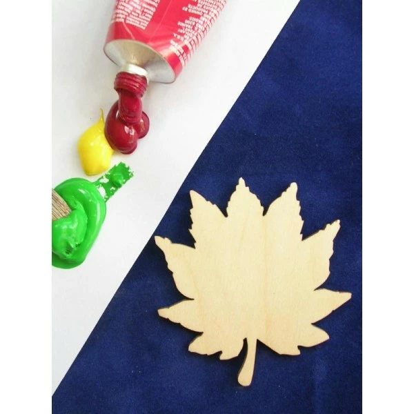 La Boutique D'Isacrea APPLIQUE EN BOIS BALTIQUE CONTREPLAQUE COLLE : Feuille 7*7cm 1 La Boutique D'Isacrea APPLIQUE EN BOIS BALTIQUE CONTREPLAQUE COLLE : Feuille 7*7cm