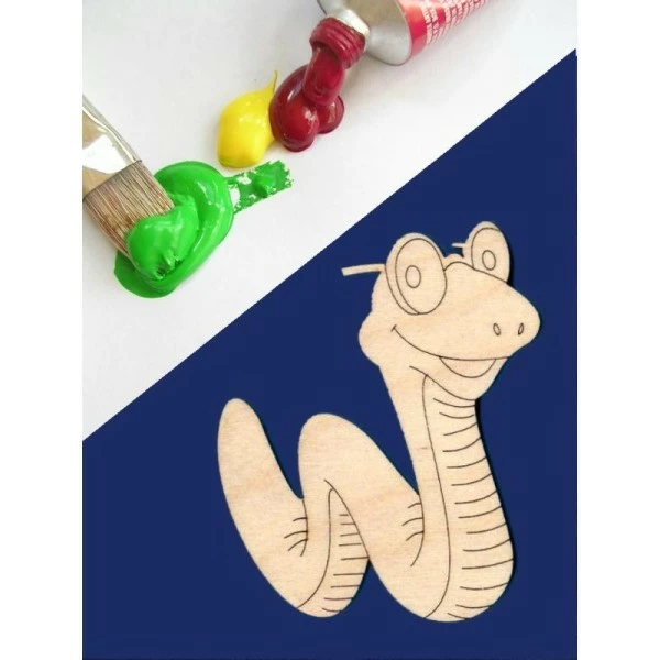 La Boutique D'Isacrea APPLIQUE EN BOIS BALTIQUE CONTREPLAQUE COLLE : Serpent Toon's 9*7cm 1 La Boutique D'Isacrea APPLIQUE EN BOIS BALTIQUE CONTREPLAQUE COLLE : Serpent Toon's 9*7cm
