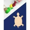 La Boutique D'Isacrea APPLIQUE EN BOIS BALTIQUE CONTREPLAQUE COLLE : Tortue 7*5cm