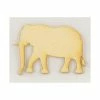 La Boutique D'Isacrea APPLIQUE EN BOIS BALTIQUE : Elephant 10*7cm