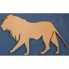 La Boutique D'Isacrea APPLIQUE EN BOIS BALTIQUE : Lion 13*10 Cm