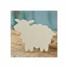 La Boutique D'Isacrea APPLIQUE EN BOIS BALTIQUE : Mouton 13*10 Cm