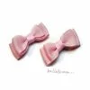 MlleScrap Appliques Nœuds Tissu Rose Clair - 5 Pièces