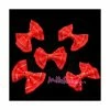 MlleScrap Appliques Nœuds Tissu Rouge - 5 Pièces