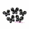 MlleScrap Appliques Papillons Tissu Noir - 5 Pièces