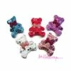 MlleScrap Appliques Petits Ours Tissu Multicolore - 5 Pièces