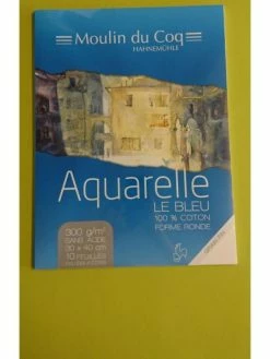 Aquarelle Le Bleu 30x40 Cm Hahnemuhle