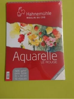Aquarelle Le Rouge 30x40cm 325g Hahnemuhle