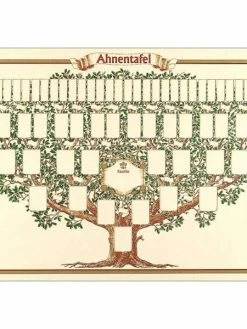 Arbre Généalogique "arbre Esquissé", 70 X 50 Cm - RNK Verlag