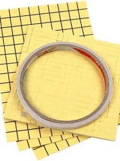 Creativ Company Assortiment D'adhésifs Double-face - Bande, Carrés 3D Et Feuilles - 408 Pcs