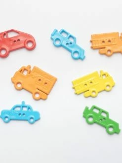 Tricot Créations Assortiment De 25 Boutons Taille Et Couleur Mixtes Pour Scrapbooking - Thème - Voiture Et Camions