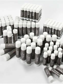 Creativ Company Assortiment De Bâtons De Colle Blanche - 144 Pcs