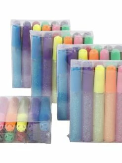 Creativ Company Assortiment De Colle à Paillettes - 10 Ml - 5 X 12 Pcs