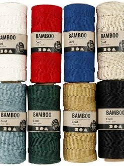 Creativ Company Assortiment De Ficelle De Bambou 1 Mm - 8 X 65 M