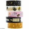 Rico Design Assortiment De Masking Tape Nostalgic Christmas - Noir - 1,5 Cm X 10 M - 5 Pcs