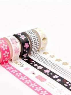 Rico Design Assortiment De Masking Tape Sakura - Manga - 1,5 X 5 M - 5 Pcs -V-Zug shop assortiment de masking tape sakura manga 15 x 5 m 5 pcs p 3
