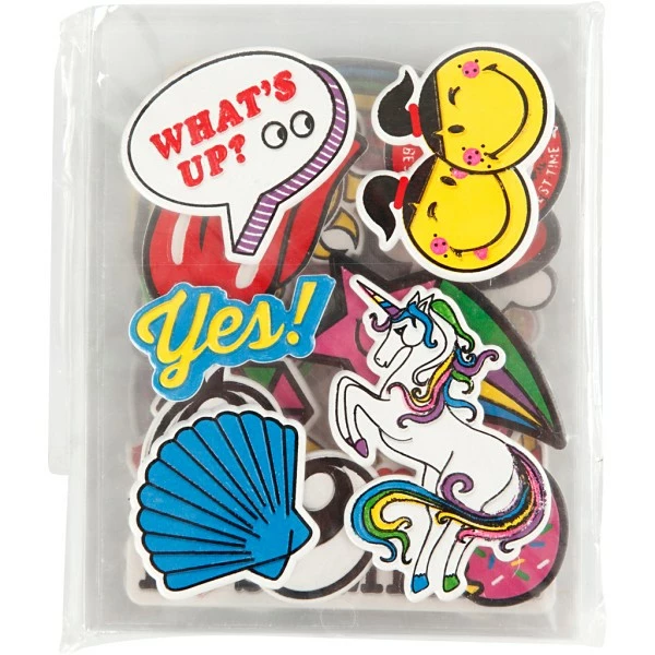 Creativ Company Assortiment De Stickers - Motifs Colorés - 32 à 48 Pcs – Image 2