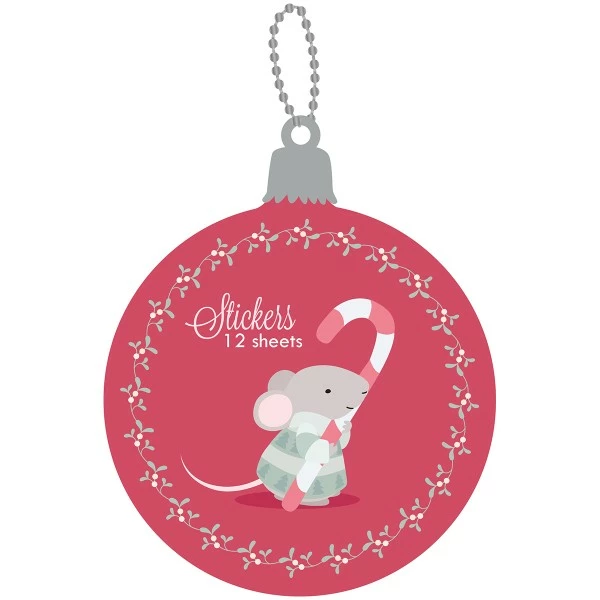 Artemio Assortiment De Stickers - Souris De Noël - 142 Stickers Environ 1 Artemio Assortiment De Stickers - Souris De Noël - 142 Stickers Environ