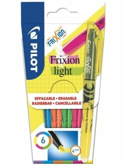 Assortiment De Surligneurs Pilot - Frixion Light Soft - 6 Pcs