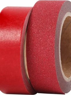 Creativ Company Assortiment Masking Tape Rouge - Pailleté - 15 Mm X 7 M - 2 Pcs