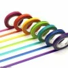 MT Masking Tape Assortiment Masking Tape Slim Arc En Ciel - 7 Rouleaux De 6 Mm X 10 Mètres