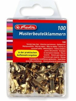 Attaches Parisiennes, 100 Pièces, Métal - Herlitz