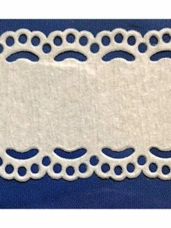 Czech Beads Exclusive Auto-adhésif Papier Ruban De Dentelle N ° 5 - Blanc 2, Mariée En Dentelle, Bordure De Garniture, Bor