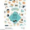 Maildor Autocollants Book Stick A6 - Voyage - 660 Pcs