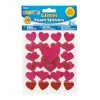 Darice Autocollants Coeurs En Mousse Pailletés - Rose Et Rouge