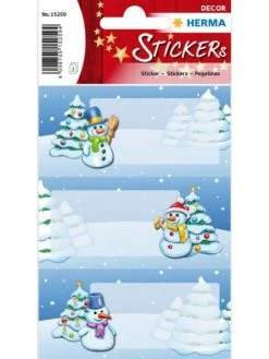 Herma Autocollants De Noel "paysage D'hiver"