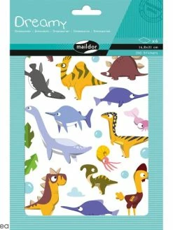 Maildor Autocollants Dreamy - Dinosaures - 150 Pcs