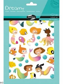 Maildor Autocollants Dreamy - Sirènes - 159 Pcs