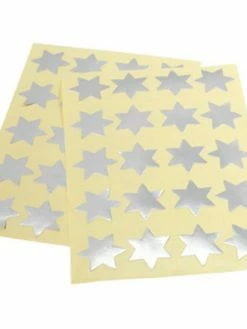 Creativ Company Autocollants étoiles - Argenté - 200 Pcs