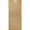 Creativ Company Autocollants Peel Off Alphabet - Doré - 1 Pce