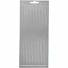 Creativ Company Autocollants Peel Off Rayures Verticales - Argenté - 1 Pce