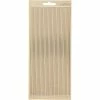 Creativ Company Autocollants Peel Off Rayures Verticales - Doré Clair - 1 Pce