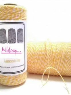 Baker's Twine, Ficelle Jaune Foncé - 5 Mètres